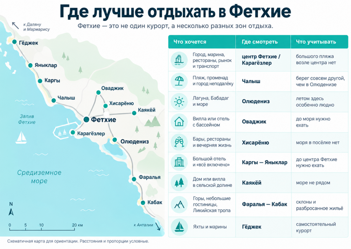 Всё об отдыхе на курорте Фетхие