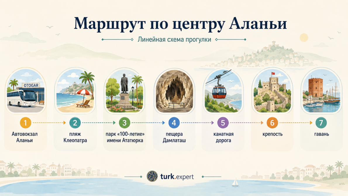 Город Аланья: путеводитель — что посмотреть, где гулять и остановиться