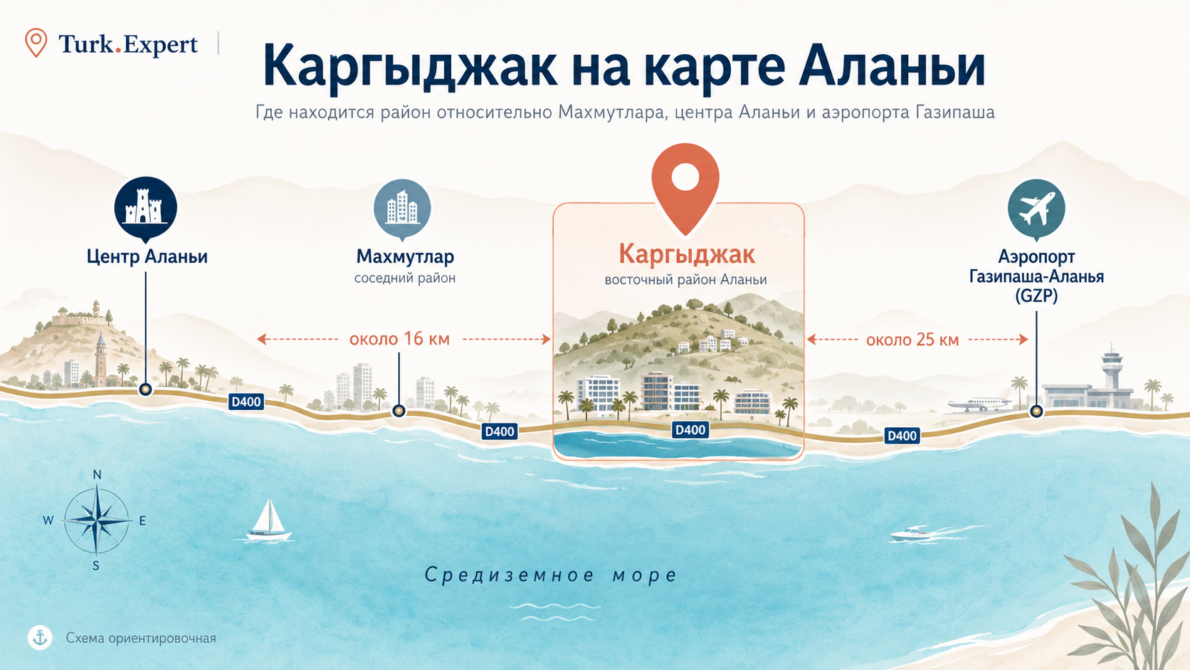 Каргыджак в Аланье: что за район, как здесь с пляжами и где лучше остановиться