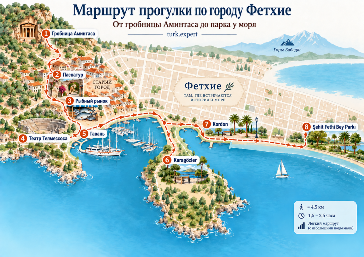 Фетхие без Олюдениза: что посмотреть в самом городе
